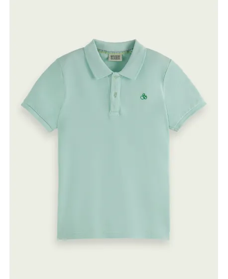 Polo Niño SCOTCH AND SODA Piqué Mint