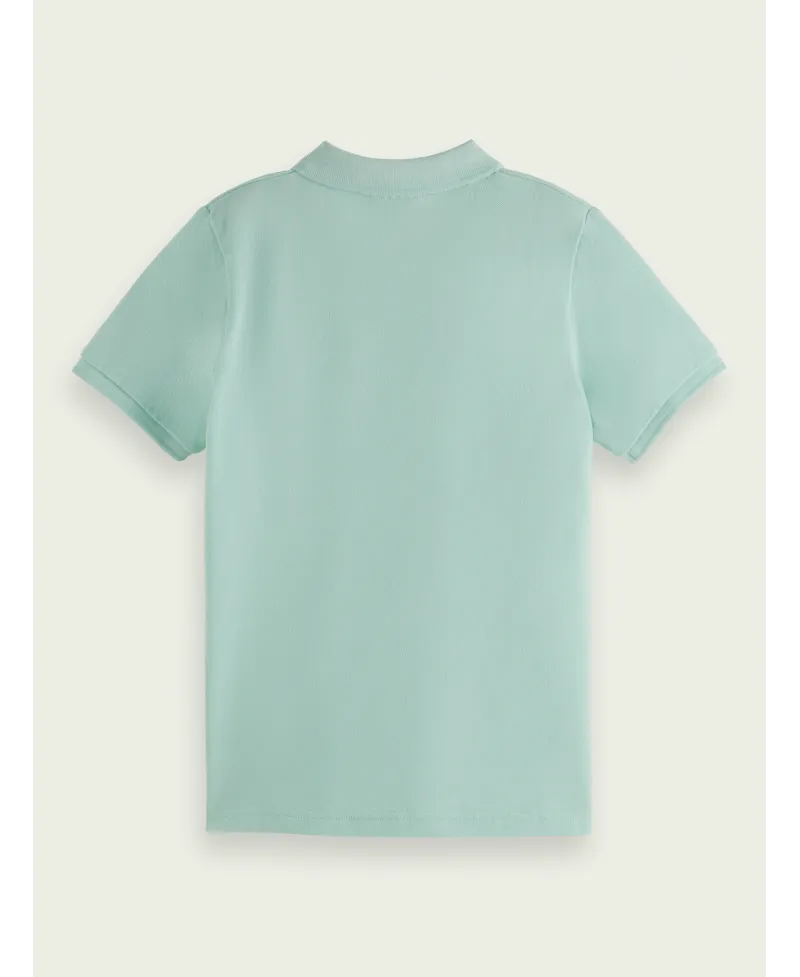 Polo Niño SCOTCH AND SODA Piqué Mint