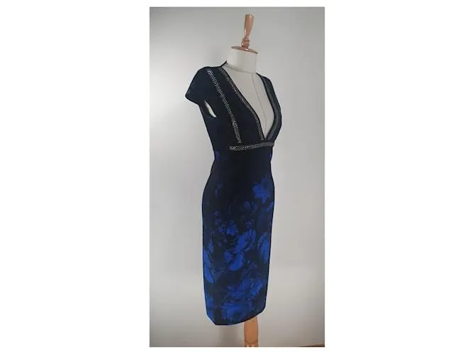 Roberto Cavalli Vestidos Negro Azul 