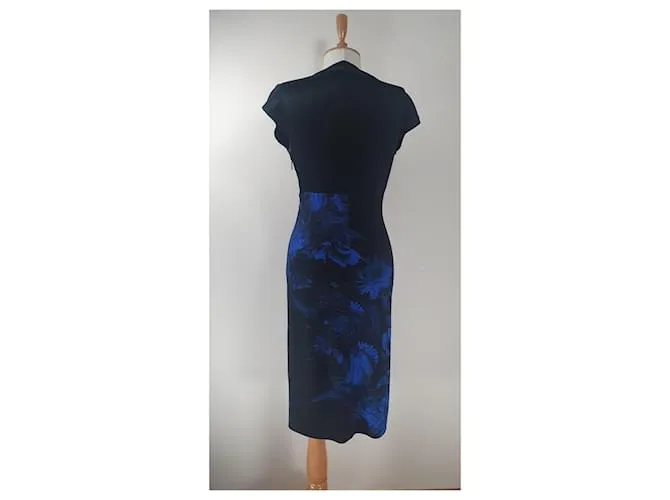 Roberto Cavalli Vestidos Negro Azul 