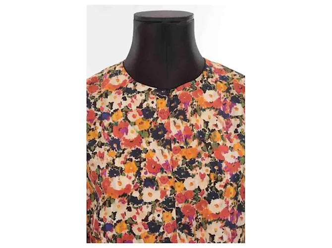 Roseanna Vestido de seda Multicolor 