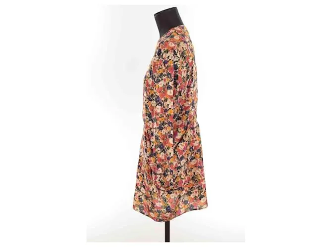 Roseanna Vestido de seda Multicolor 