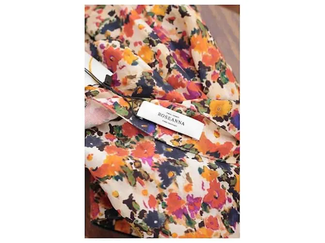 Roseanna Vestido de seda Multicolor 