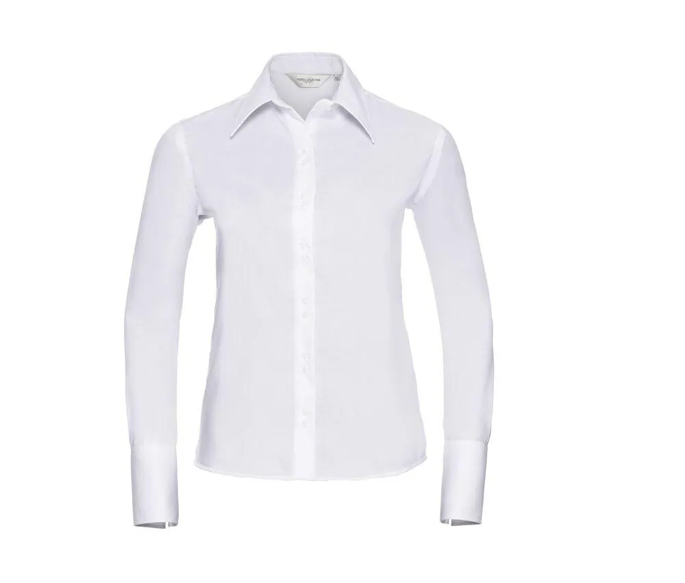 RUSSELL COLLECTION JZ56F  CAMISA MANGA LARGA ULTIMATE NONIRON  BLANCO
