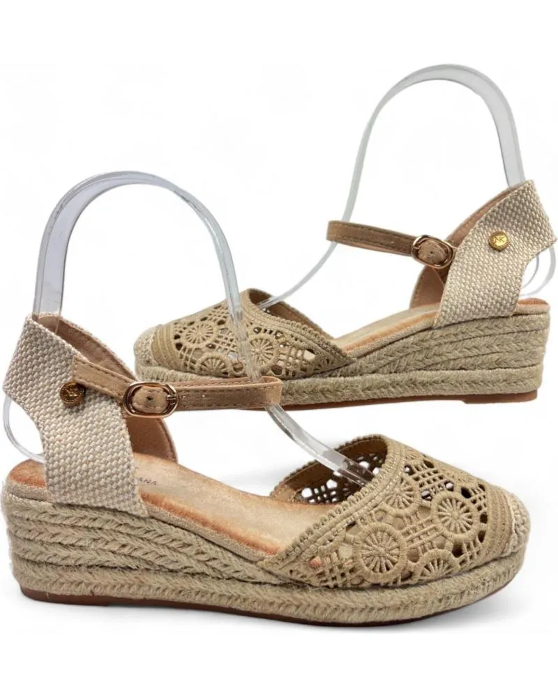 Sandalias TIMBOS  de Mujer SANDALIA CUNA ESPARTO MUJER 129476  BEIGE