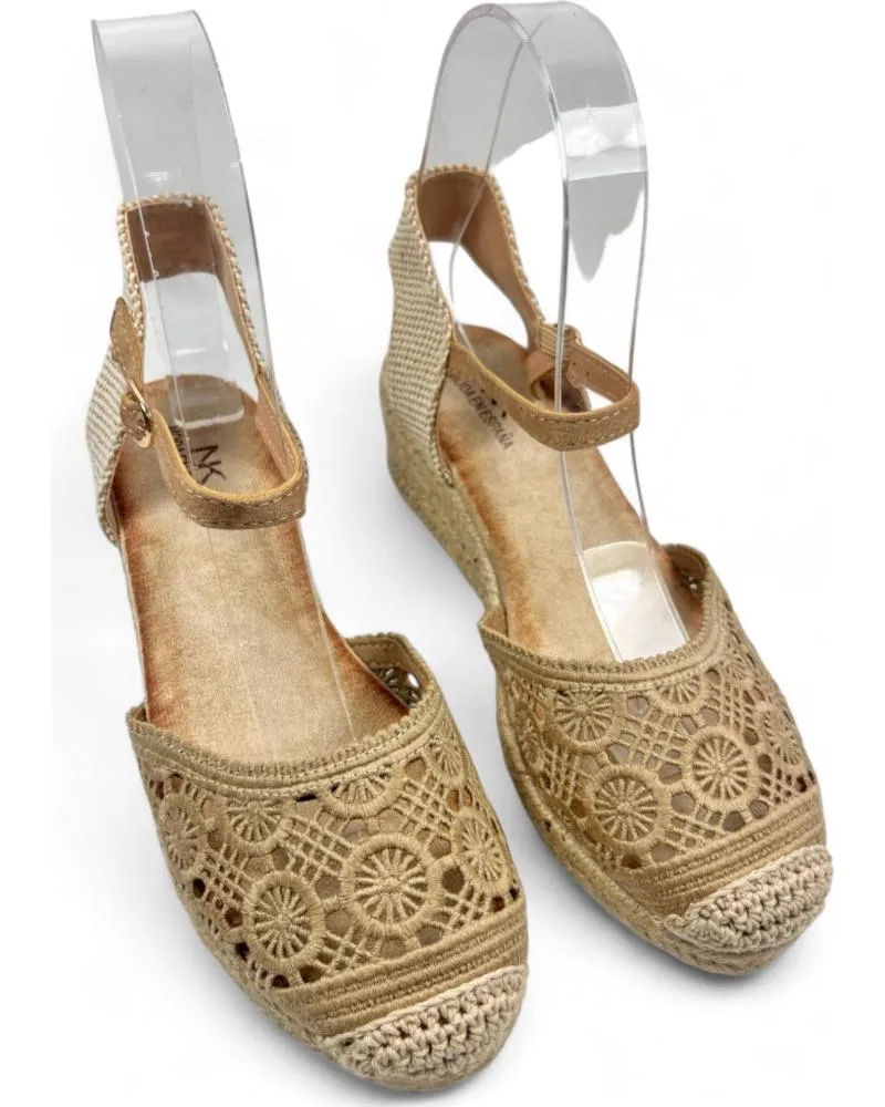Sandalias TIMBOS  de Mujer SANDALIA CUNA ESPARTO MUJER 129476  BEIGE
