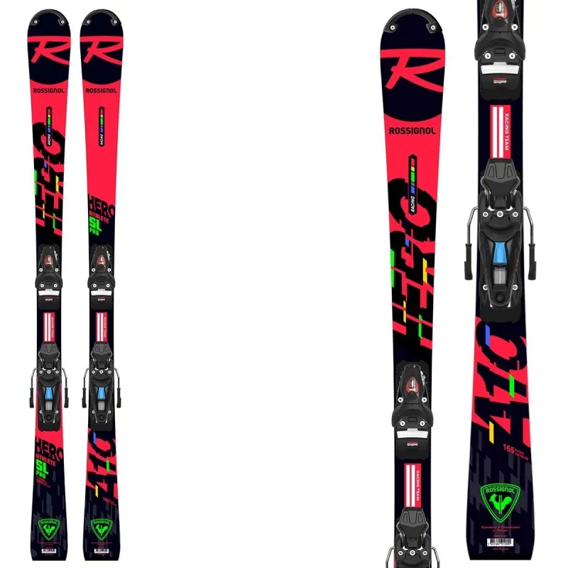 Ski Rossignol Hero Athlete SL Pro (R21 Pro) con fijaciones Nx JR 10 b73