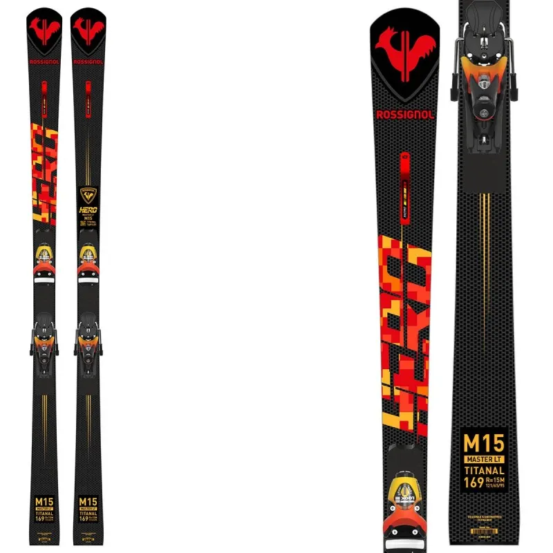 Ski Rossignol Hero Master LT R22 con conexiones Spx Rockerace Forza Master