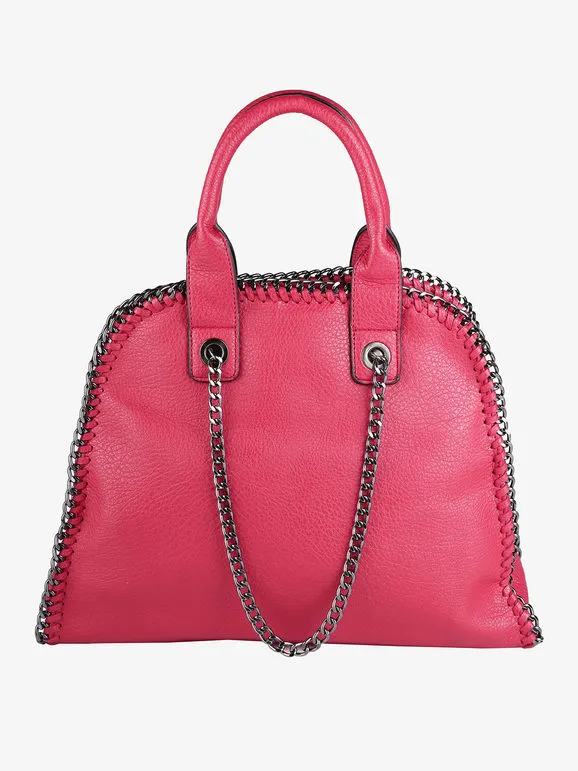 Solada Bolso de mujer con doble asa y cadena.