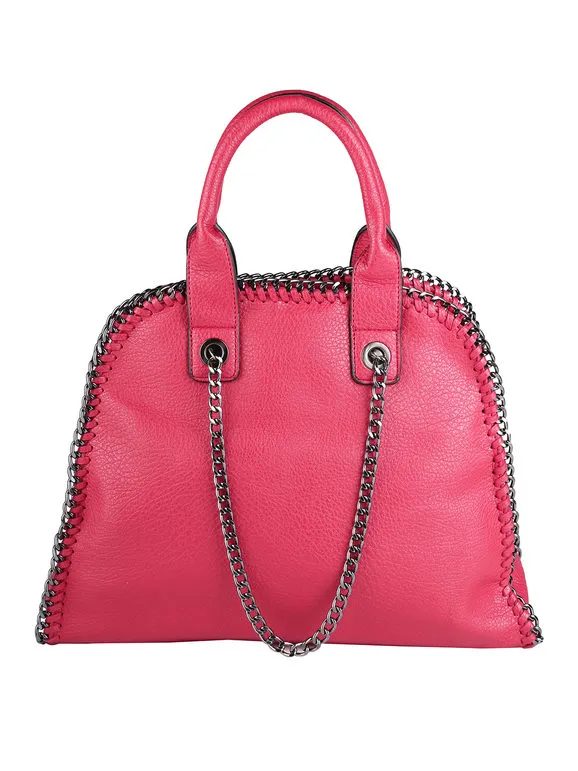 Solada Bolso de mujer con doble asa y cadena.