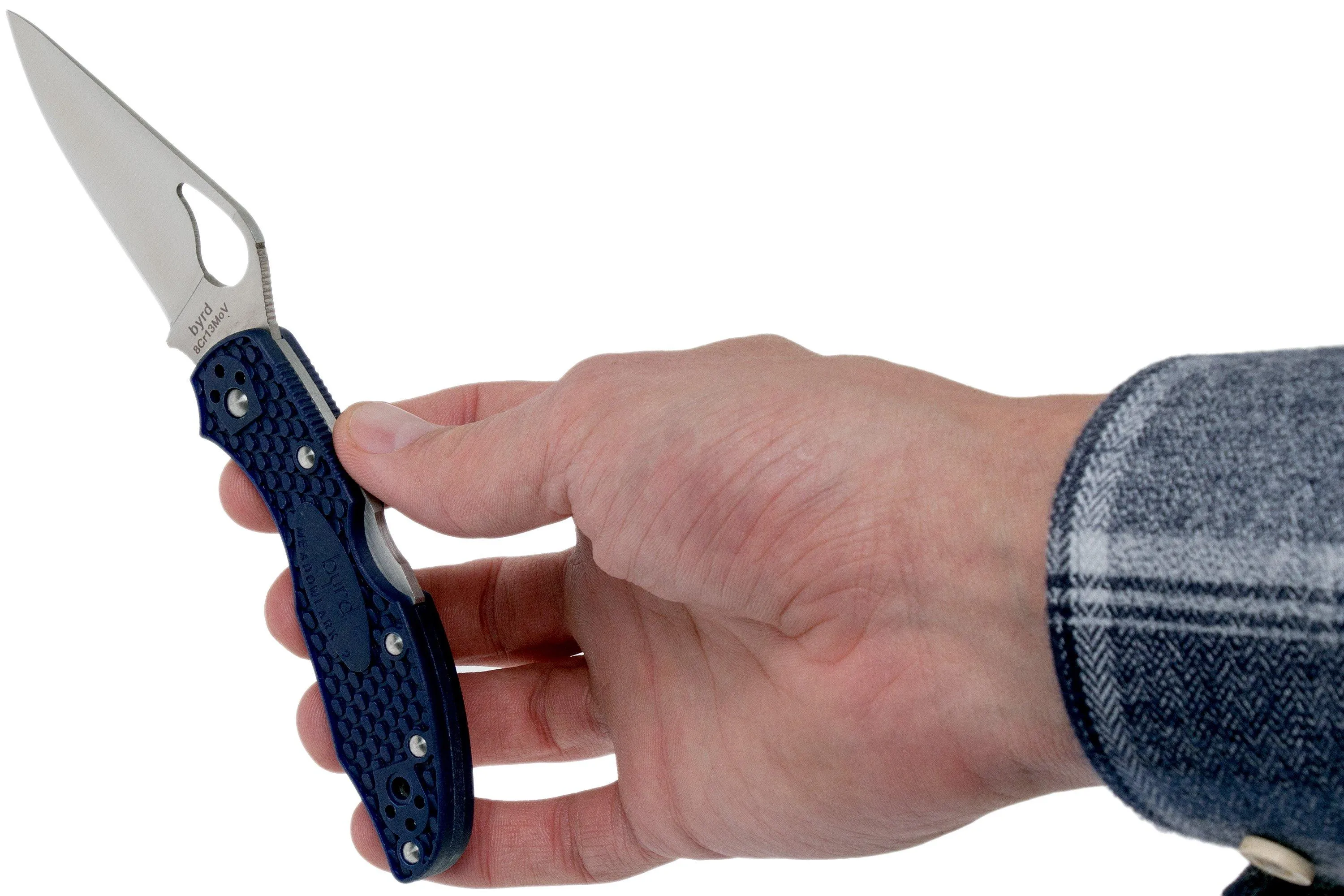 Spyderco Byrd Meadowlark 2 azul BY04PBL2 navaja