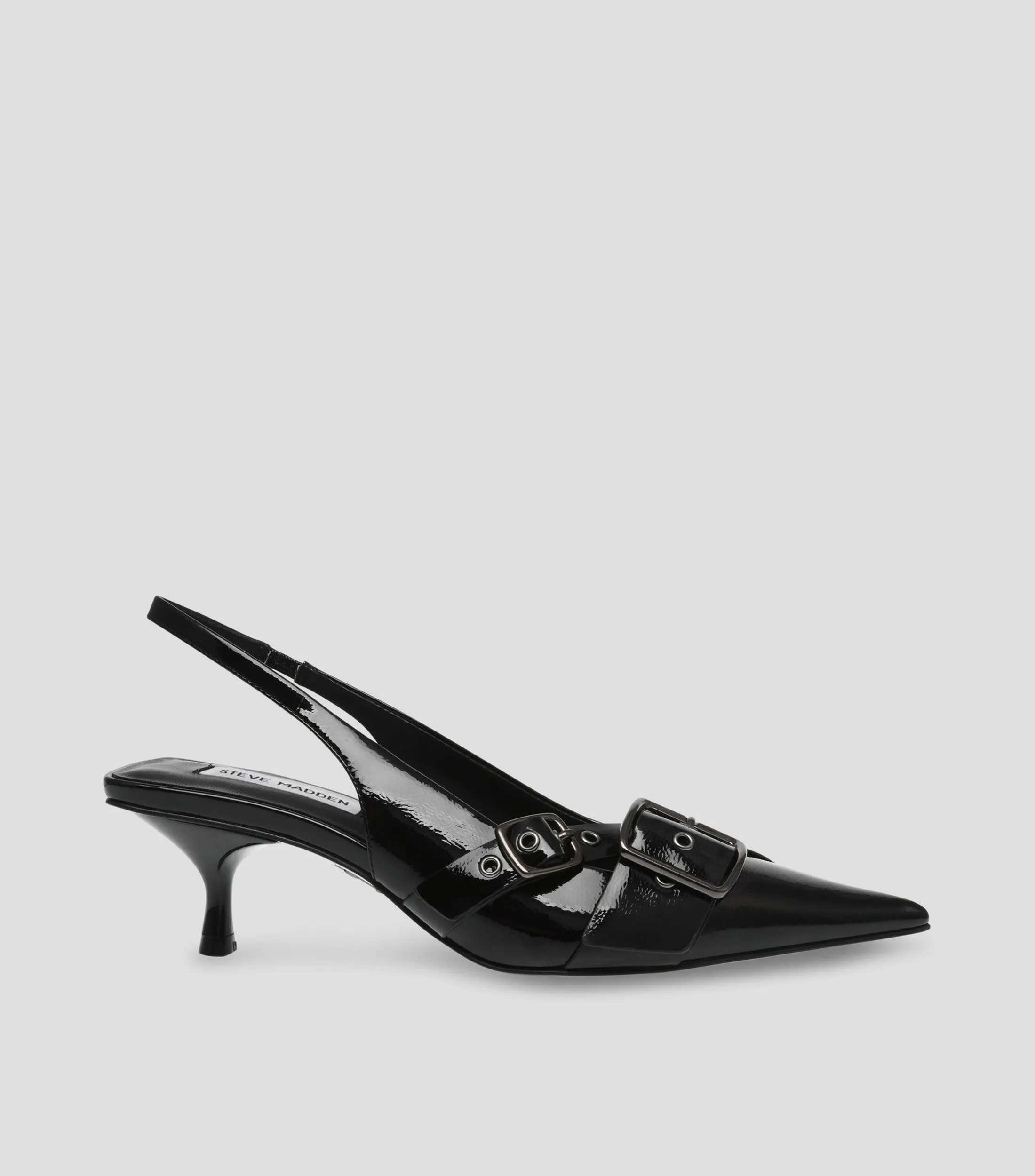 Steve Madden Zapatillas Slingback con tacón bajo delgado Mujer