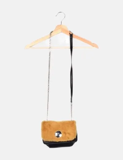 Stradivarius Bolso bicolor combinado