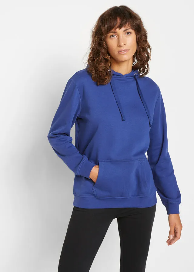 Sudadera básica con capucha Azul noche
