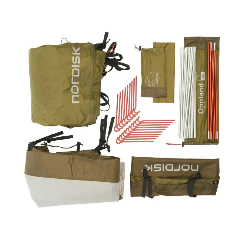 Tienda NORDISK Oppland 3 (3.0) PU (Dark Olive)
