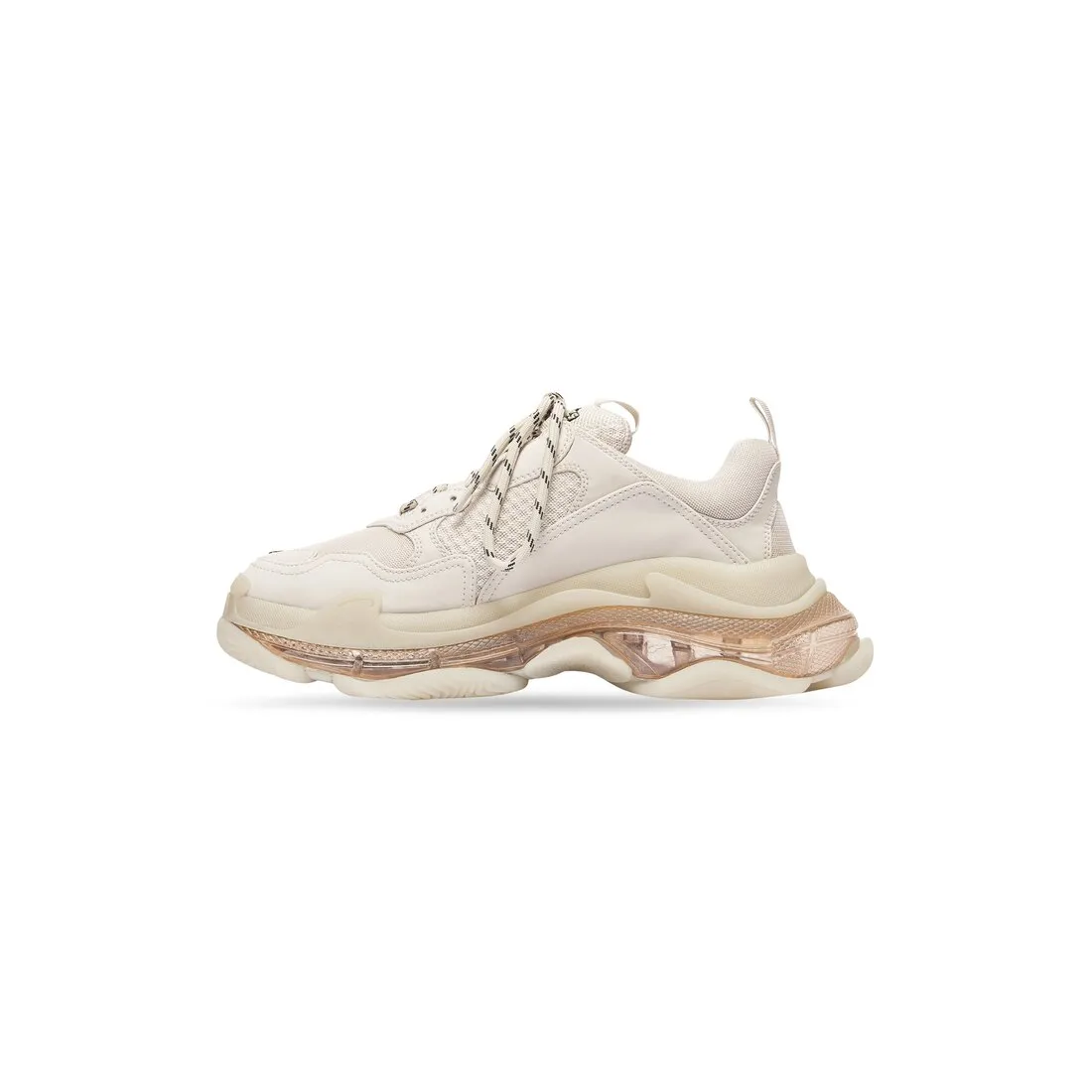 Triple S Clear Sole para Hombre en Blanco