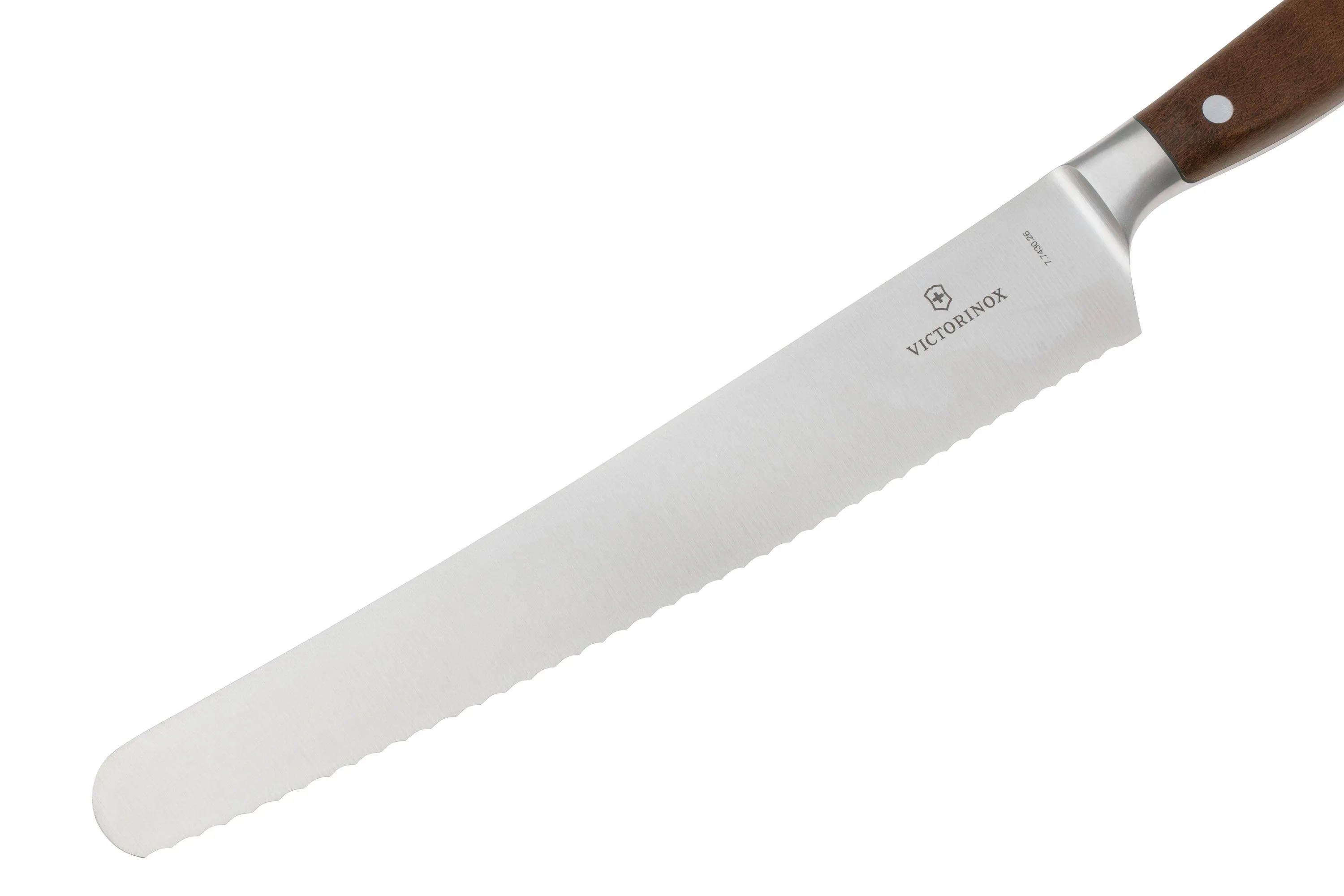 Victorinox Grand Maître Bread and Pastry Knife 7.7430.26G, madera de arce, cuchillo de pan, 26 cm