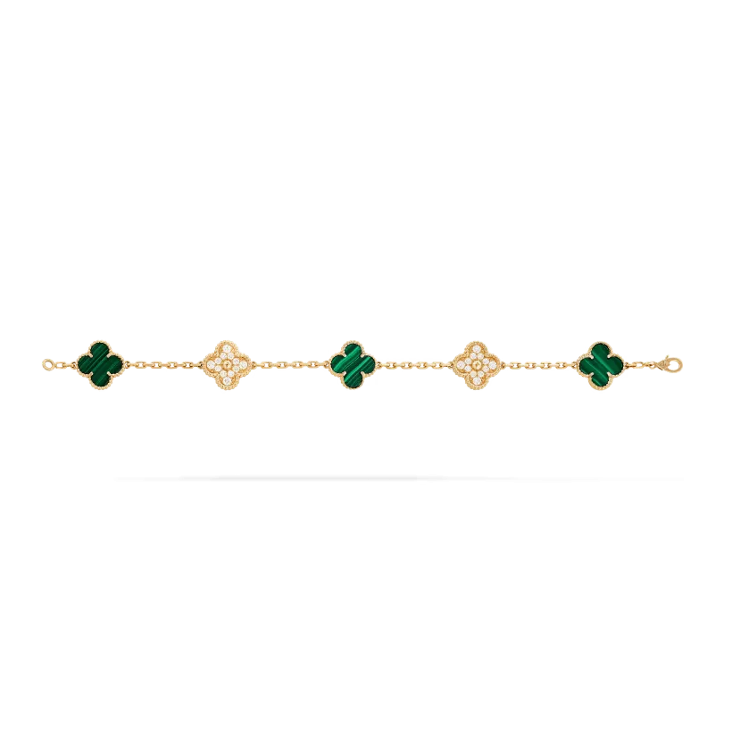 Vintage Alhambra bracelet, 5 motifs