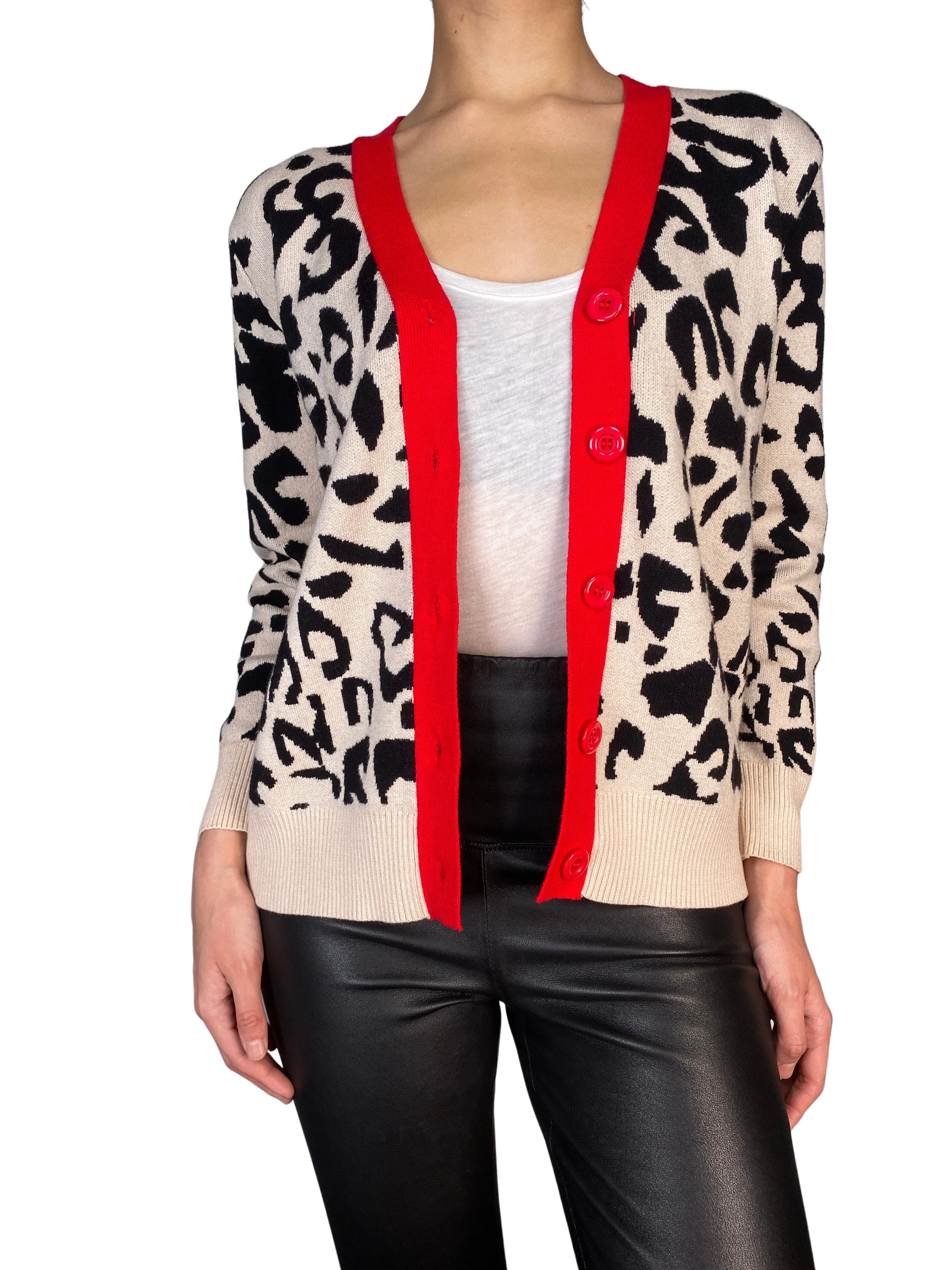 VINTAGE Sweater Animal Print