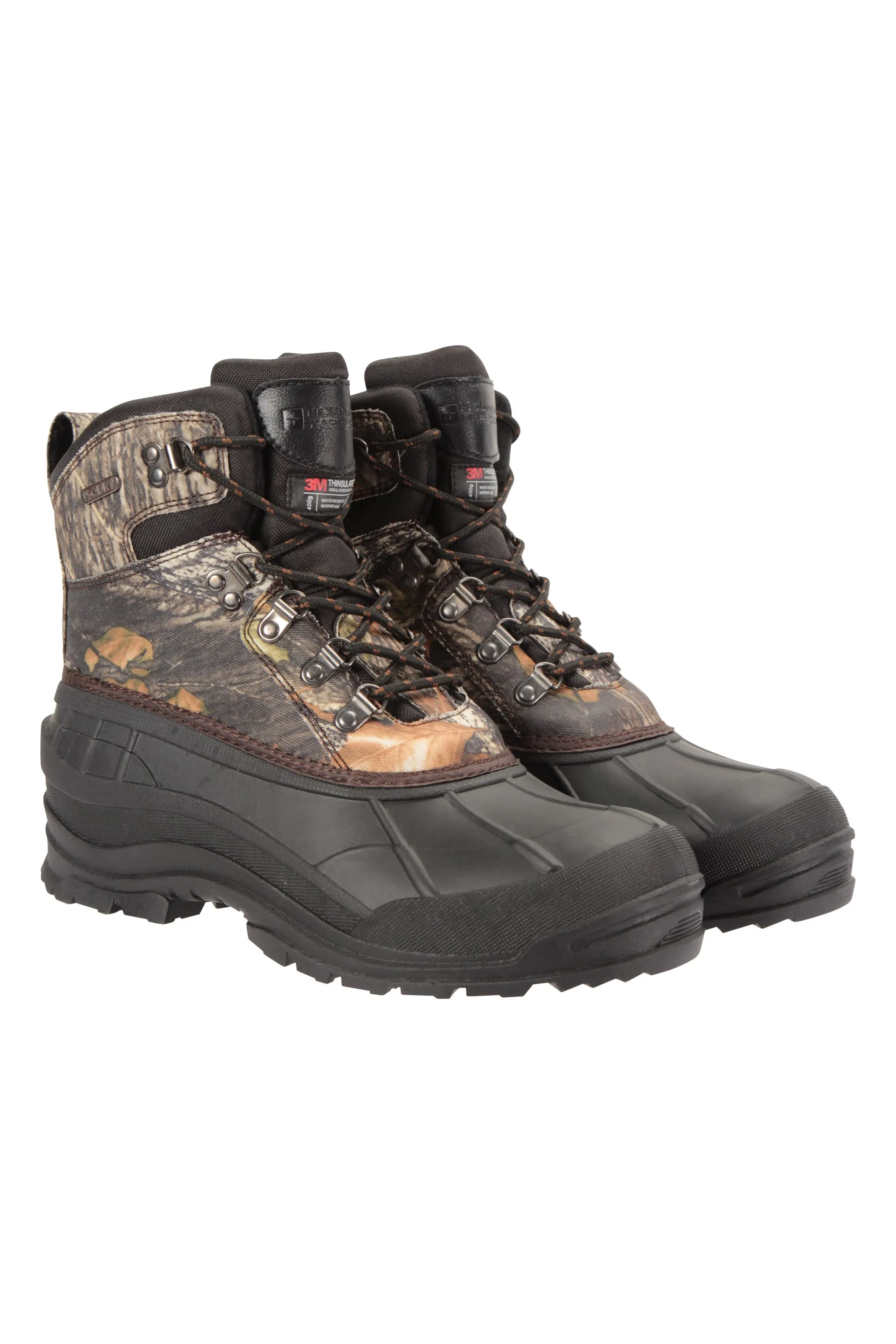 Woodland botas de nieve de camuflaje para hombre