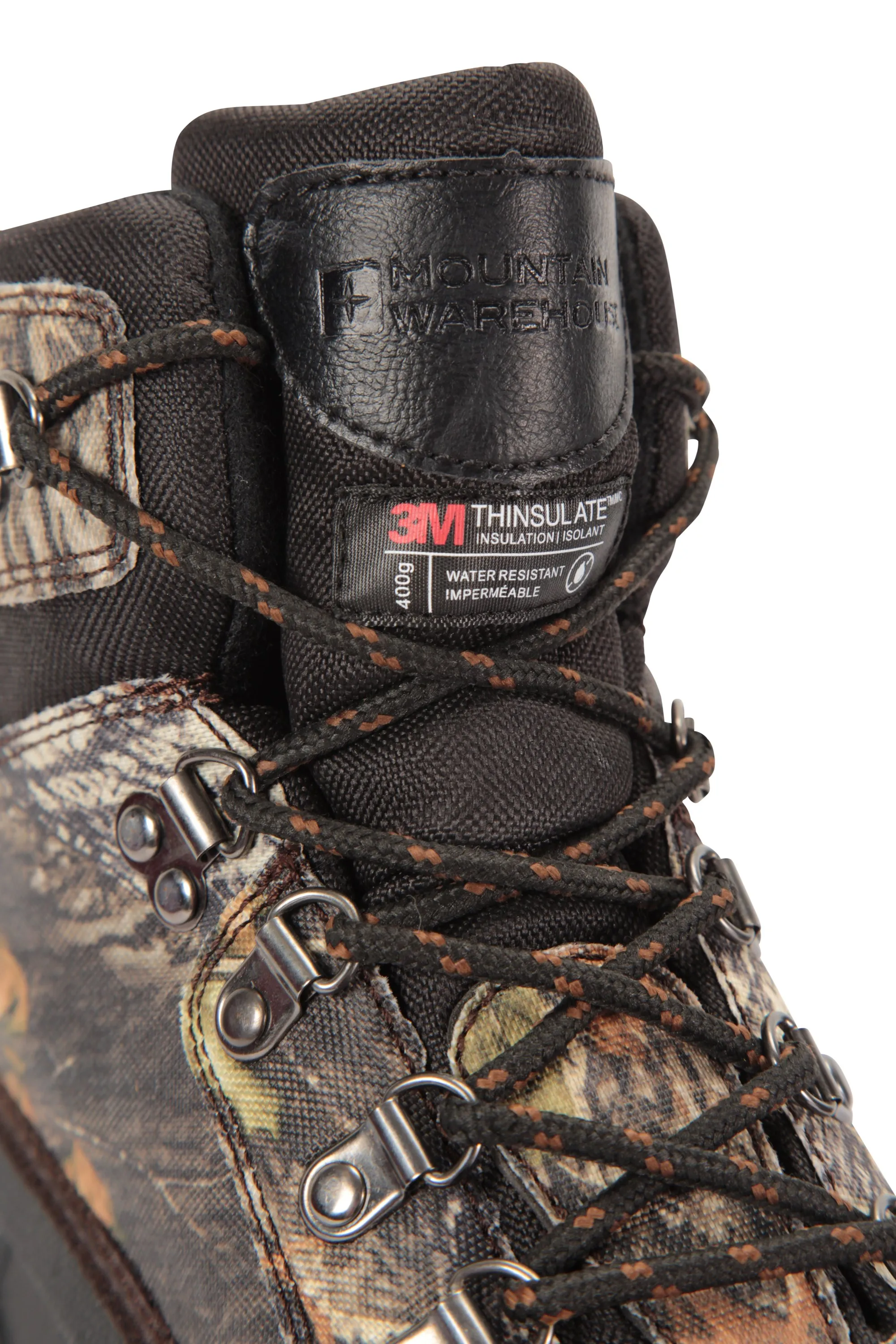 Woodland botas de nieve de camuflaje para hombre