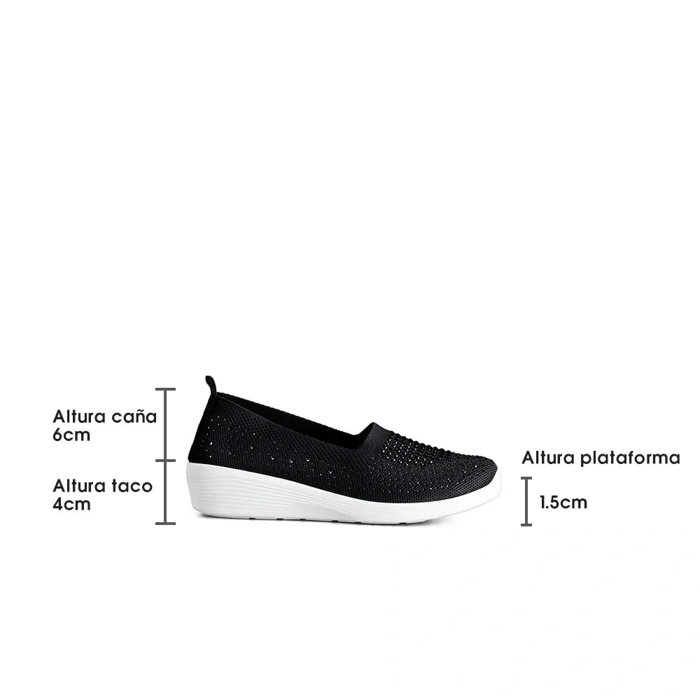 Zapatilla Mujer Dorotea Negro Weide
