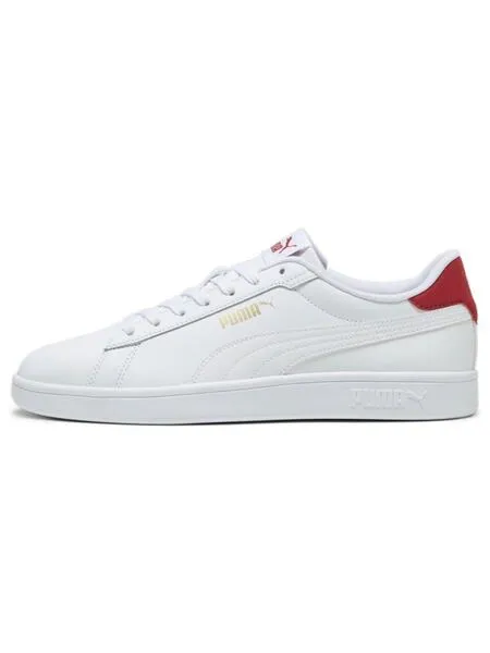 Zapatilla Puma Smash 3 M Blanco/Rojo