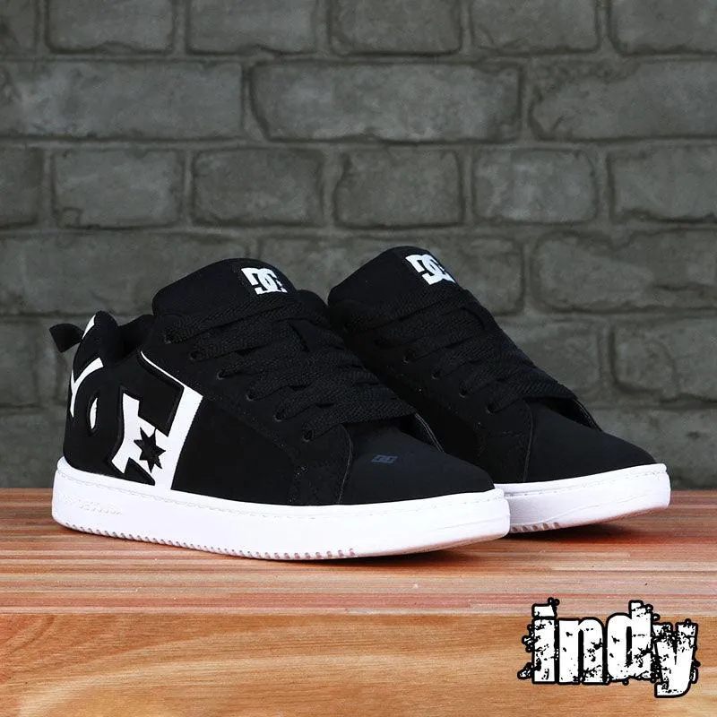 Zapatillas Dc Court Graffik Sq SS Negro Blanco
