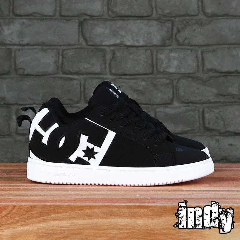 Zapatillas Dc Court Graffik Sq SS Negro Blanco