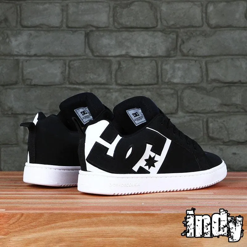 Zapatillas Dc Court Graffik Sq SS Negro Blanco