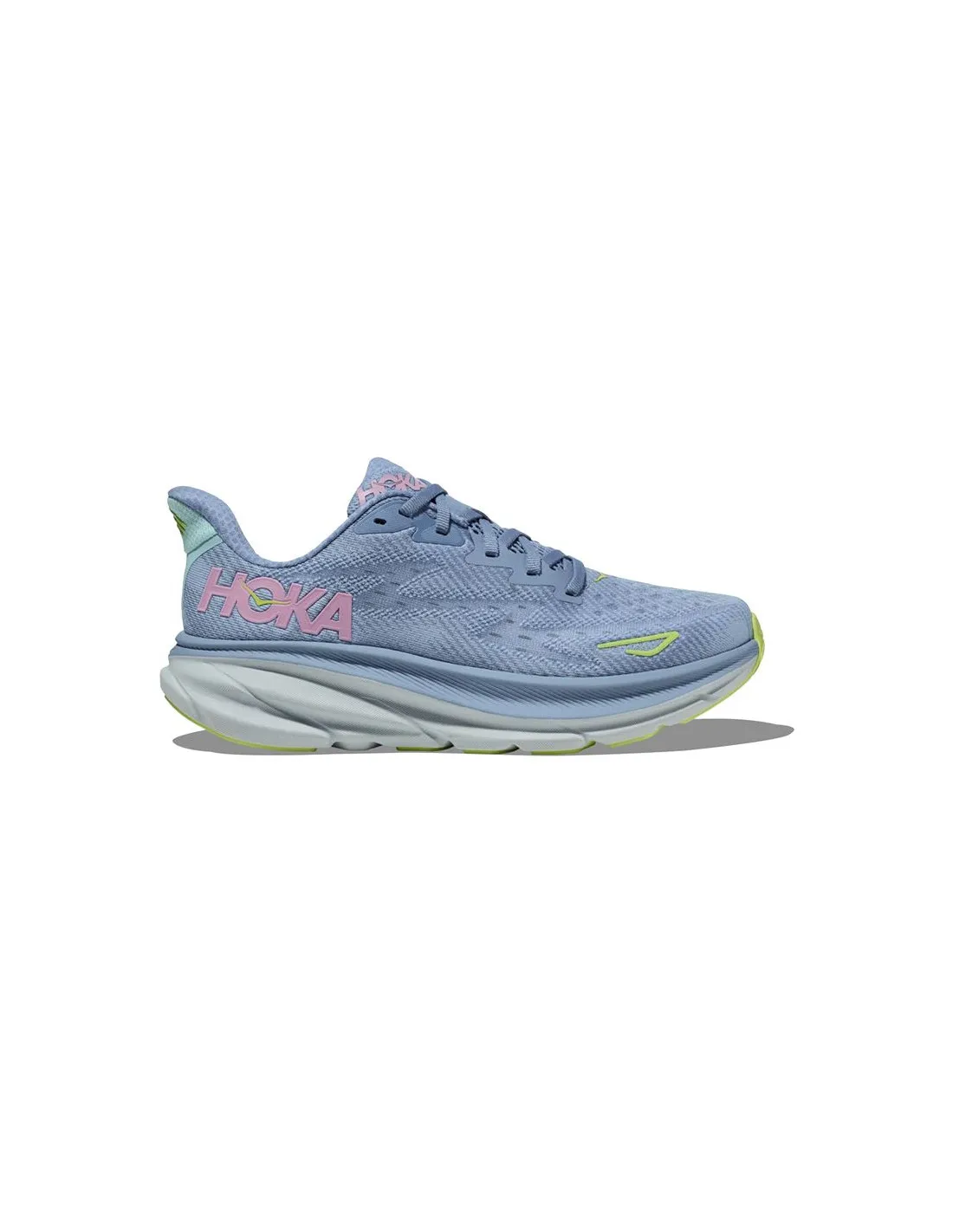 Zapatillas de Running Hoka Clifton 9 Mujer Azul Rosa
