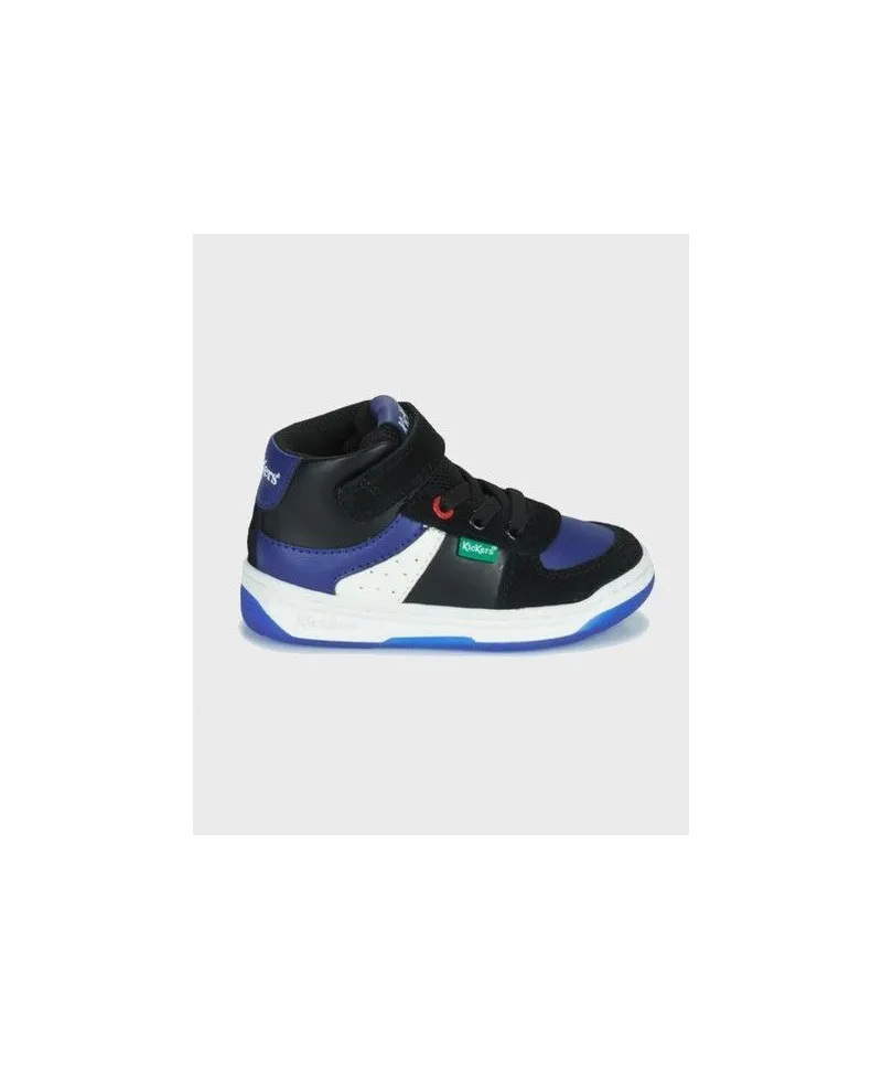 Zapatillas KICKERS Kickalien Niño Azul Negro