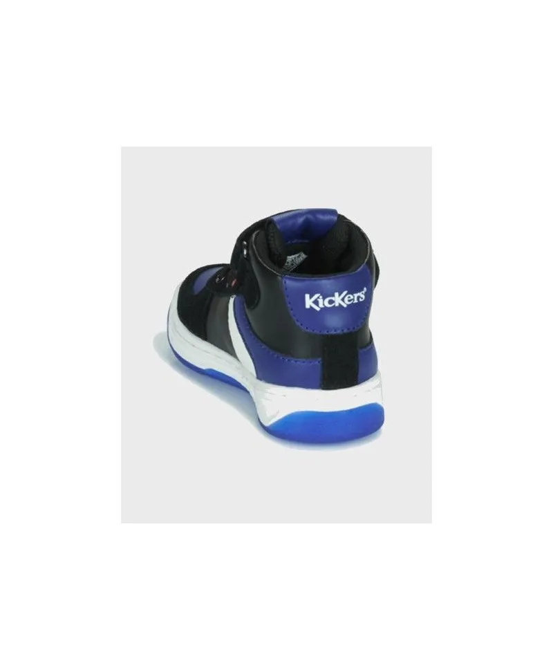 Zapatillas KICKERS Kickalien Niño Azul Negro