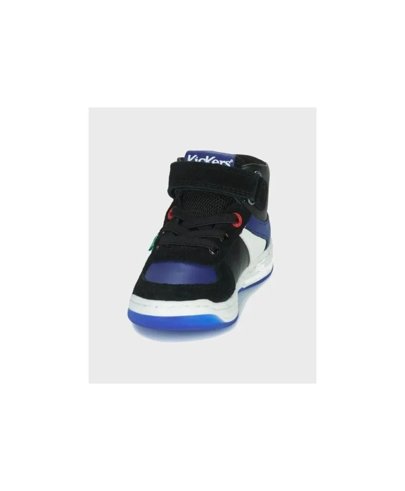 Zapatillas KICKERS Kickalien Niño Azul Negro