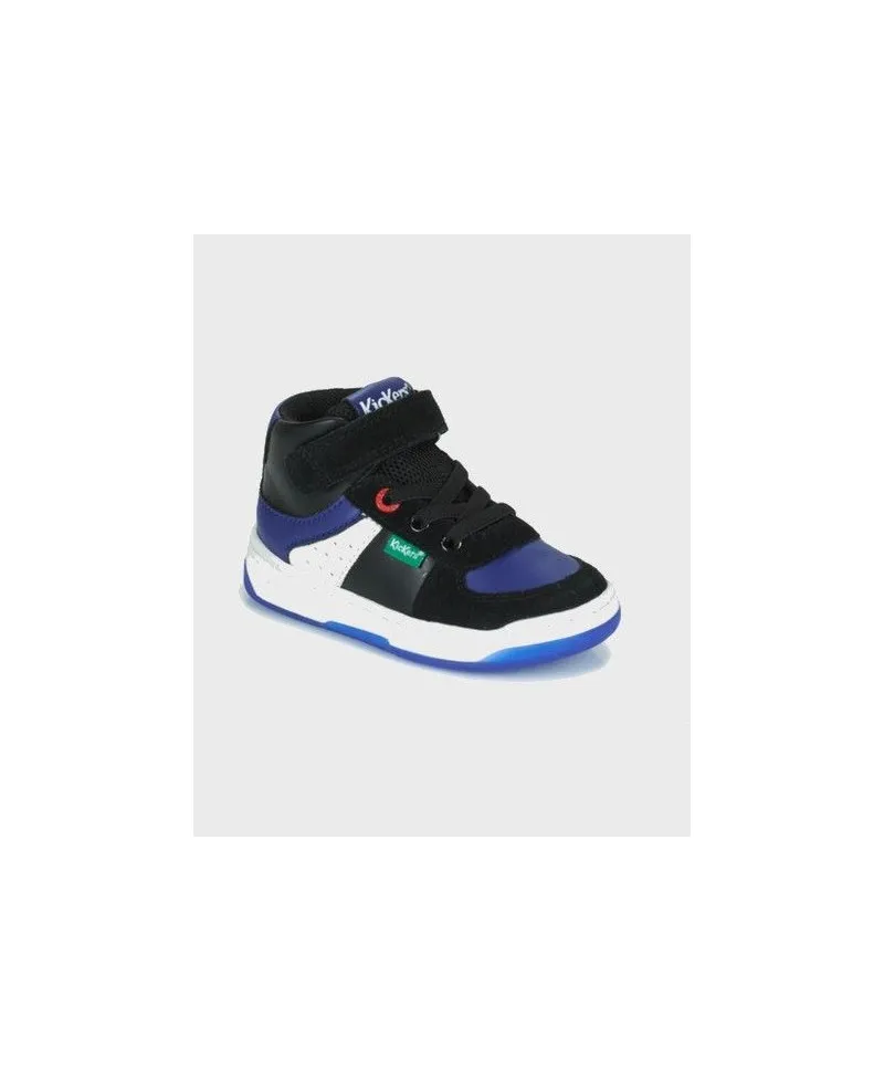 Zapatillas KICKERS Kickalien Niño Azul Negro
