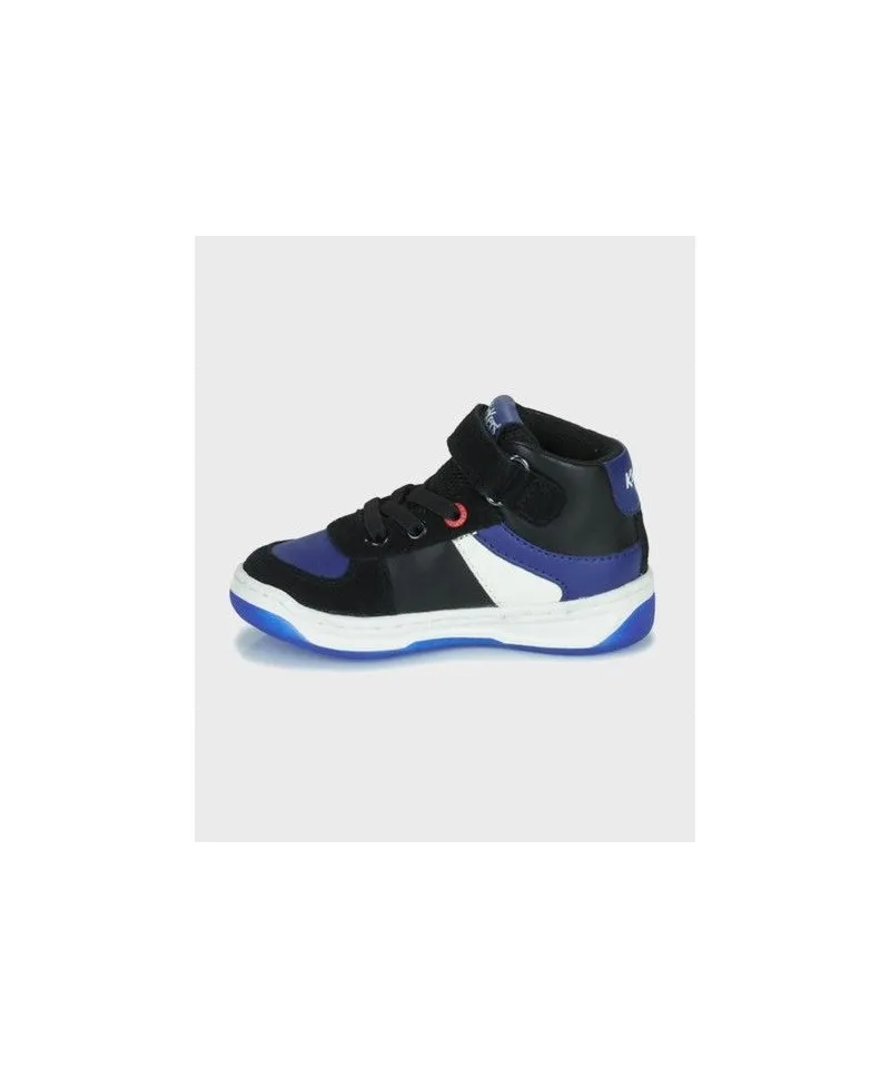 Zapatillas KICKERS Kickalien Niño Azul Negro