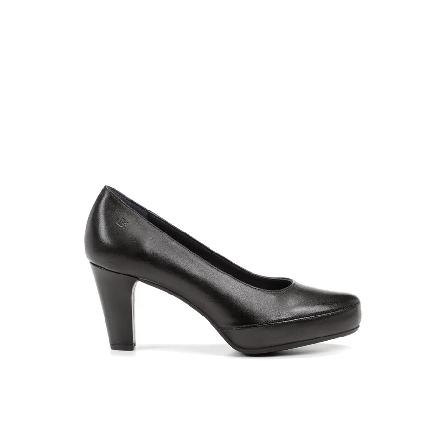 ZAPATO SALON DORKING BY FLUCHOS DE MUJER COLOR NEGRO. ENVIO Y CAMBIO GRATUITO