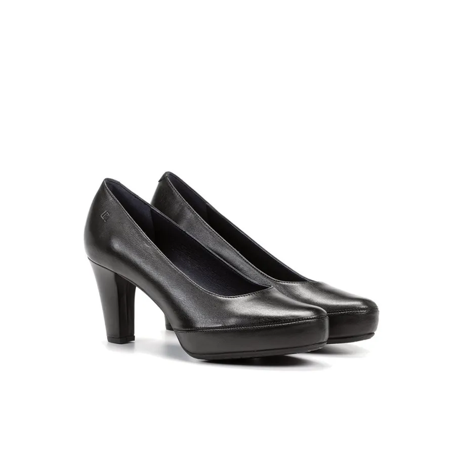 ZAPATO SALON DORKING BY FLUCHOS DE MUJER COLOR NEGRO. ENVIO Y CAMBIO GRATUITO