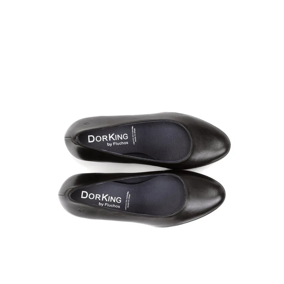 ZAPATO SALON DORKING BY FLUCHOS DE MUJER COLOR NEGRO. ENVIO Y CAMBIO GRATUITO